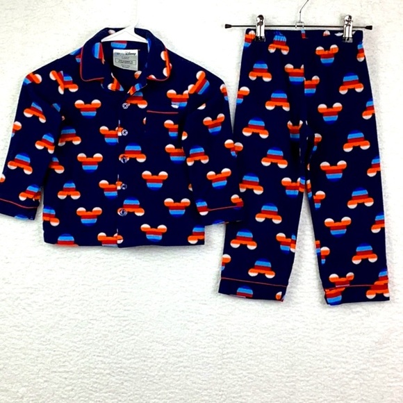 Disney Mickey Boys Size 4 Toddler Pajama Set - Picture 1 of 10